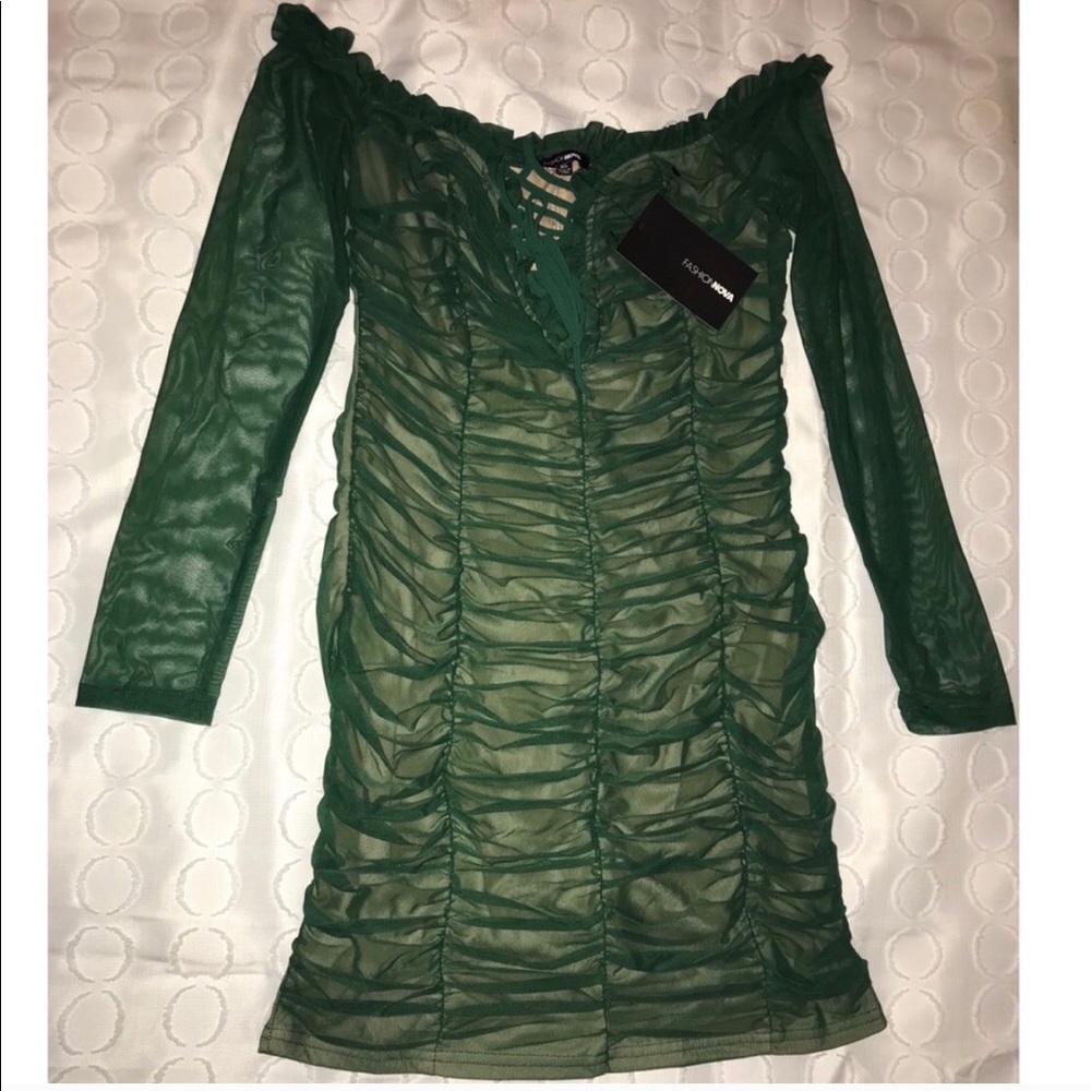 Green Fashion Nova Dress